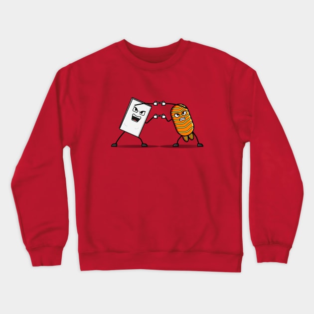 Sushi Fusion Crewneck Sweatshirt by RhinoTheWrecker